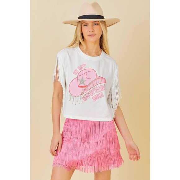 In My Cowgirl Era Fringe & Rhinestone Top - Picture 14 of 14